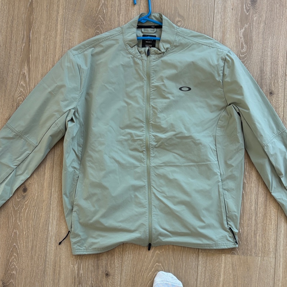 Oakley Tan Windbreaker Lightweight Jacket